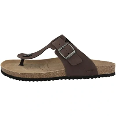 Abbildung von Geox Ghita Zehentrenner, Herren, Größe: 41, Dark coffee Schuhe