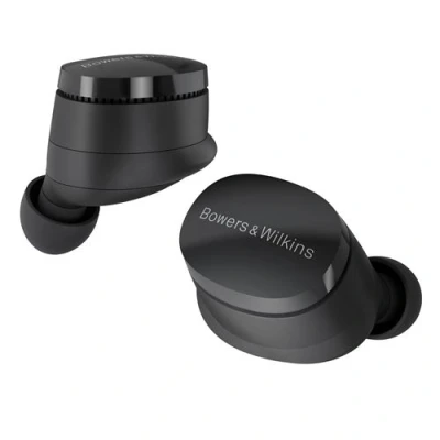Abbildung von Bowers &amp; Wilkins Pi6 kabellose True Wireless Noice Cancelling Kopfhörer mit Bluetooth, aptX, aktivem Noise Storm Grey