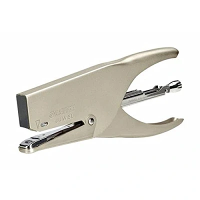 Abbildung von Leitz Juwel 3000 Flachheftzange, Für 30 Blatt, Ergonomisches Design aus Metall, Hinterlademechanik, Heftklammern 6 mm, 55580082