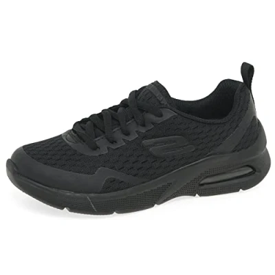Abbildung von Skechers Jungen Microspec Max Sneaker, Black Textile Trim, 38 EU