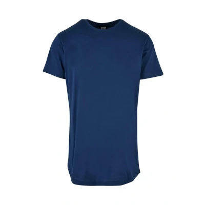 Abbildung von Urban Classics Shaped LONG Tshirt basic, Herren, Größe: Large, Spaceblue