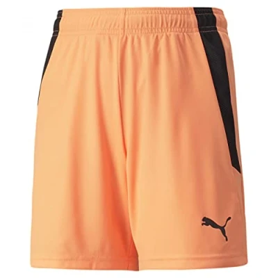 Abbildung von puma Unisex Kinder Teamliga Jr Shorts, Neon Citrus Schwarz, 128 EU