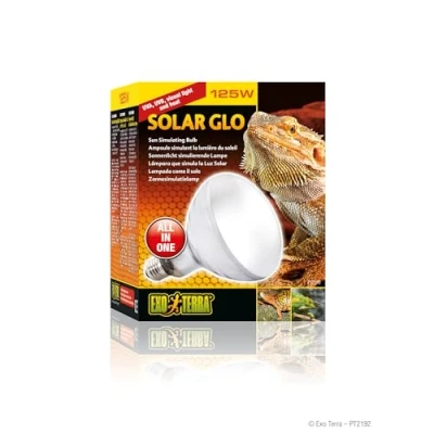 Abbildung von Exo Terra Solar Glo, Sonnenlicht simulierende Lampe, 125W, Fassung E27, ‎Weiß