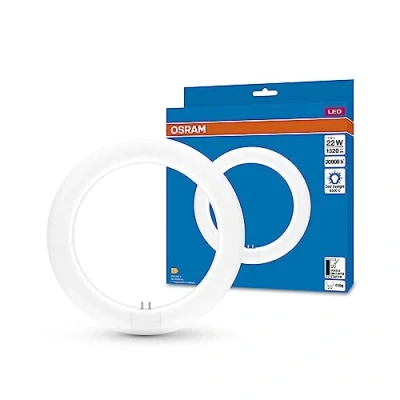 Abbildung von OSRAM LED TUBE T9C EM 22, ringförmige Röhre, 11W, 1320lm, 6500K, tageslichtweißes Licht, Alternative für klassische T9 Leuchtstofflampen, lange Lebensdauer, geringer Energieverbrauch