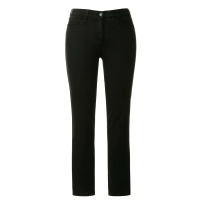 Abbildung von Ulla Popken Grosse GRÖSSEN SARAH, 5POCKET, HIG Jeans Slim Fit, Damen, Größe: 48, Black