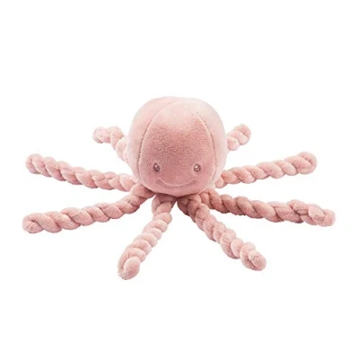 Abbildung von Nattou 877541 Kuscheltier Oktopus, Für Neugeborene und Frühchen, 23 cm, Lapidou, Altrosa