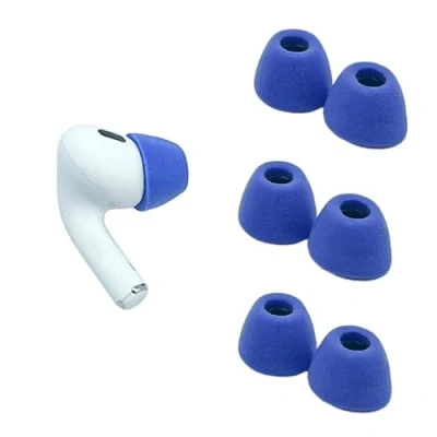 Abbildung von Comply TrueGrip Ohrstöpsel, für Airpods Pro Gen 1 &amp; 2, Electric Blue, Größe L