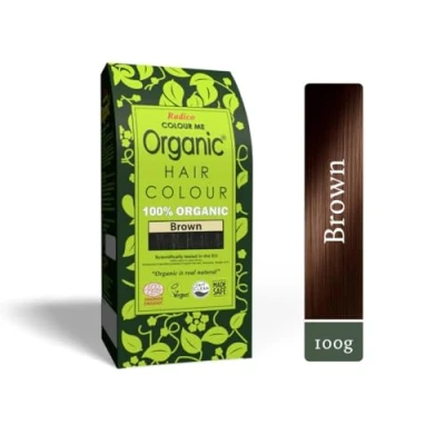 Abbildung von Radico Colour Me Organic Pflanzenhaarfarbe braun (bio, vegan, Naturkosmetik)
