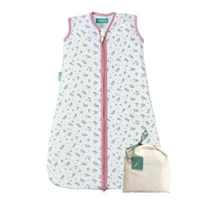 Abbildung von molis&amp;co. Baby Schlafsack. 0.5 TOG. Größe: 95 cm (18 36 Monate). Ideal für den Sommer. Bloom Pink. 100% Baumwolle (Oeko TEX 100).