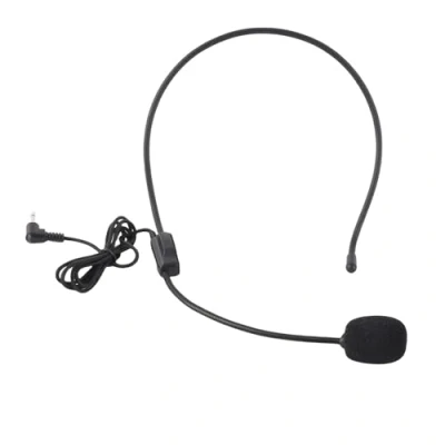 Abbildung von Richer R Mikrofon, Microphone Speaker Kopfbügel 3,5mm Klinke Mikrofon PC und Handy Mikrofon,Portable Voice Amplifier Kondensatormikrofon für Bühnenauftritte Shows Tanzen