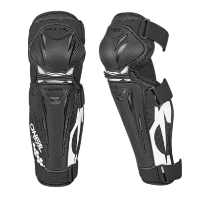 Abbildung von O&#039;NEAL Knieprotektor Mountainbike MTB Downhill EU 2016/427 Trail FR Carbon Look Knee Guard Schwarz Weiß Größe M