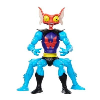 Abbildung von Masters of the Universe Origins Actionfigur Mantenna Prinzessin der Macht aus Cartoon Kollektion, ca. 14 cm groß, dem TV 1980er, Bösewicht, anhebbare Augen, JBM78