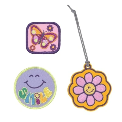 Abbildung von LÄSSIG Anhänger und Patches Set (3 Stk.) mit Druckknopf/School Flowers