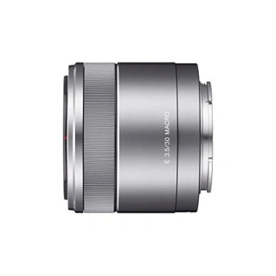 Abbildung von Sony SEL 30M35 Makro Objektiv (Festbrennweite, 30 mm, F3.5, APS C, geeignet für A6000, A5100, A5000 und Nex Serien, E Mount) silber