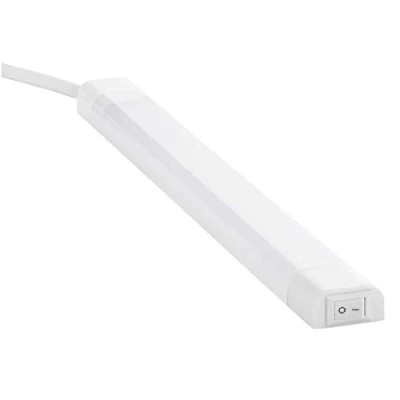 Abbildung von SEBSON LED Unterbauleuchte Küche 30cm, 4000K Neutralweiß, Lichtleiste mit Stecker und Schalter 230V, Indirekte Beleuchtung, Schrankbeleuchtung 24x13x300mm