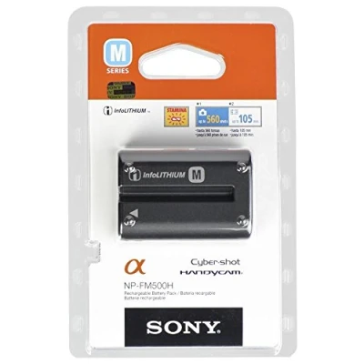Abbildung von Sony NPFM500H.CE Info Lithium Ionen Akku für M Serie Kamera