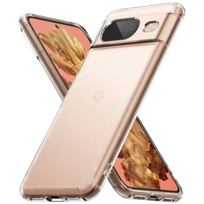 Abbildung von Ringke Fusion Case Kompatibel mit Google Pixel 8 Hülle, Harte PC Mattierte Rückseite TPU Stoßfest Bumper Schutzhülle für 5G (2023) Matte Clear