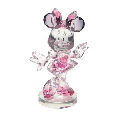 Abbildung von Licensed Facets Minnie Mouse Figurine, Pink, 3.94 Inch