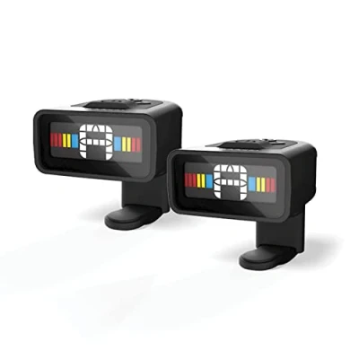 Abbildung von D&#039;Addario Mikro Stimmgerät Clip Befestigung für Gitarre HÖCHSTE QUALITÄT DER BELIEBTESTEN MARKE PW CT 12TP Micro Headstock Tuner 2er Pack