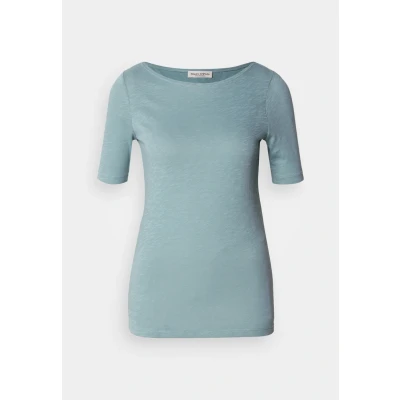 Abbildung von Marc O&#039;Polo Short Sleeve BOAT NECK Tshirt basic, Damen, Größe: XL, Pure teal