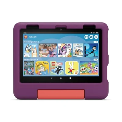 Abbildung von das neue Kindgerechte Hülle von Amazon für Fire HD 8 Tablet (nur Tablets der 12. Generation geeignet), violett