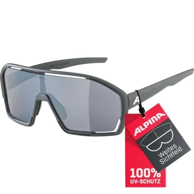 Abbildung von ALPINA Unisex Bonfire Sonnenbrille, Midnight Grey matt, One Size
