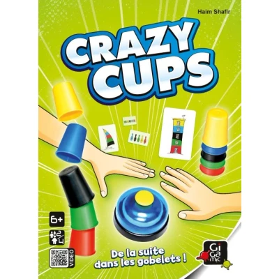 Abbildung von GIGAMIC AMHCC Reflex Spiel, Crazy Cups, französische Version