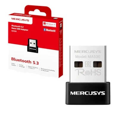 Abbildung von Mercusys MA530 Nano USB Bluetooth 5.3 Adapter Dongle (für PC und Laptop, unterstützt Windows 11/10/8.1/7, Plug &amp; Play für 11/10/8.1)