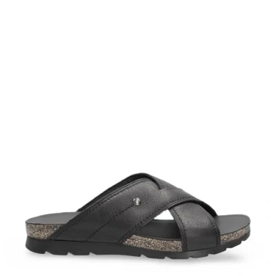 Abbildung von Panama Jack Salman Pantolette flach, Herren, Größe: 41, Schwarz Schuhe