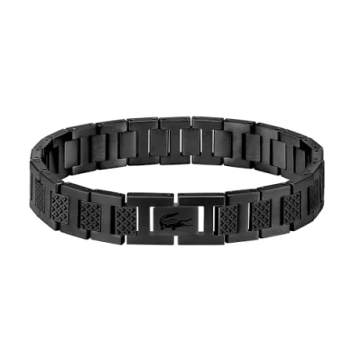 Abbildung von Lacoste Armband mit Knebelverschluss für Herren Kollektion METROPOLE Verziert petit piqué Muster 2040119