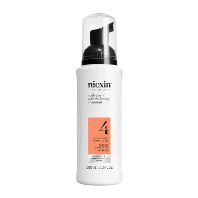 Abbildung von Nioxin Scalp + Hair System 4 Thickening Treatment Niacinamid Serum für strapaziertes, sichtbar dünner werdendes Haar mit Biotin &amp; Koffein (100 ml)