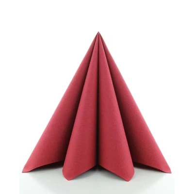 Abbildung von Sovie HORECA Airlaid Servietten 40x40 cm hochwertige Einweg extrem saugstark und stoffähnlich ideal für Weihnachten &amp; Partys 50 Stück Braun