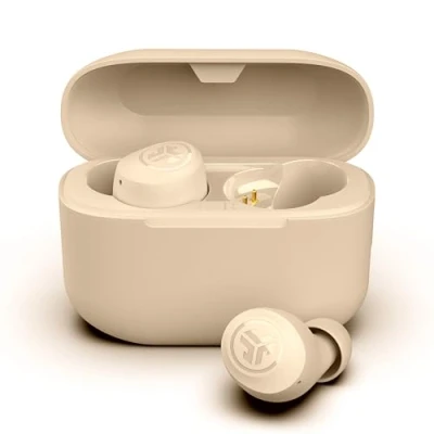 Abbildung von JLab Go Air Pop+ In Ear Kopfhörer kabellos Bluetooth, True Wireless Kopfhörer, 35+ Std Headphones, kabellose Ohrhörer, Earbuds mit Mikrofon, USB C Ladebox, Dual Connect, EQ3 Sound, Tone 155
