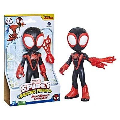 Abbildung von Marvel Spidey and His Amazing Friends supergroße Miles Morales: Spider Man Figur, Spielzeug für Kinder ab 3 Jahren