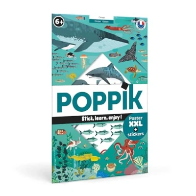 Abbildung von POPPIK Lernposter &amp; Sticker Ozean, 68 x 100 cm