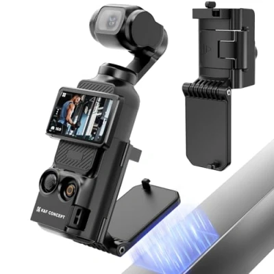 Abbildung von K&amp;F Concept Magnetischer Halteständer für DJI Osmo Pocket 3, 3 Zubehör, Gehäusehalter Tisch und vertikale Flächen, Accessories 180 verstellbar