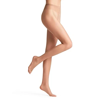Abbildung von FALKE Damen Strumpfhose Shelina Toeless 12 DEN W TI ultra transparent einfarbig 1 Stück, Hautfarben (Golden 4699), L