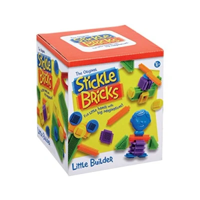 Abbildung von Stickle Bricks TCK08000 Hasbro Stick Little Builder Construction Set,14 x 14 16 cm