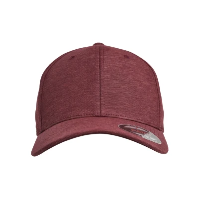 Abbildung von Flexfit Natural Melange Kappe, burgundy S/M