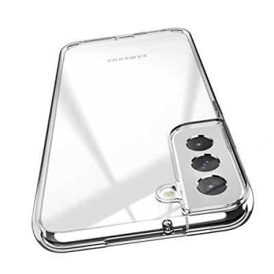 Abbildung von elago Hybrid Clear Case Kompatibel mit Samsung Galaxy S22 Plus 5G Hülle (6,6&quot;), PC + TPU Technologie, Stoßfester Bumper Schutzhülle, Ganzkörperschutz Handyhülle (Transparent)