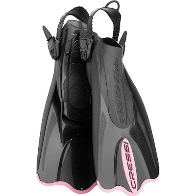 Abbildung von Cressi Palau Saf Fins Einstellbare Kurze Flossen zum Schwimmen und Schnorcheln, Unisex Erwachsene