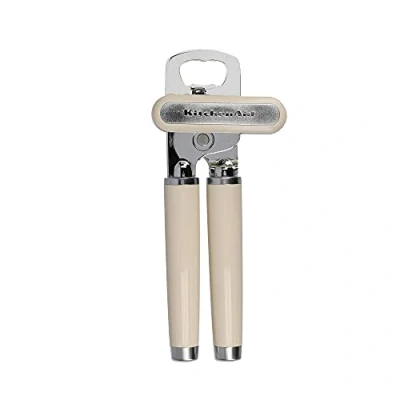 Abbildung von KitchenAid Dosenöffner, Flaschen und Dosenöffner aus Edelstahl Almond Creme, 8.34 x 3.54 2.3 cm