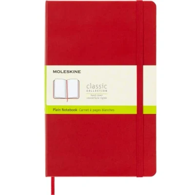 Abbildung von Moleskine farbiges Notizbuch (Large, Hardcover, blanko) rot