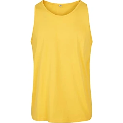 Abbildung von Build Your Brand Herren BB011 Basic Tank T Shirt, Taxi Yellow, M