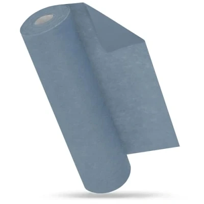 Abbildung von MODERNO Vlies Tischläufer Blau, Tischband Blau Grau, Modern, Outdoor, Tischdeko, Partydeko für Geburtstag, Hochzeit, Festliche Dekoration, 30 cm x 25 m
