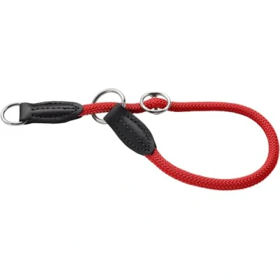 Abbildung von HUNTER Freestyle Dressurhalsung, Hundehalsband, Zugstopper, robust, wetterfest, 35 (S), rot