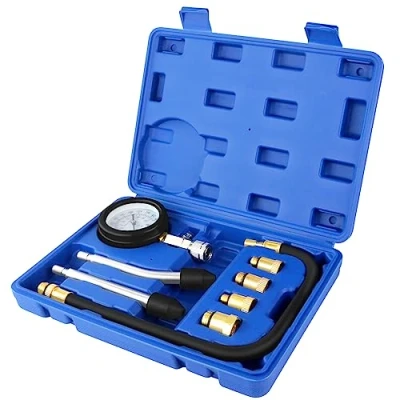 Abbildung von Awsuc Kompressionstester Kompressionsmessgerät für Benzin und Diesel Motor öldruckprüfer Kfz Motorrad Kompression prüfen meßen 0 20 bar oder 300 psi Meßgerät Drucktester M10 M12 M14 M18