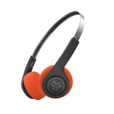 Abbildung von JLab Rewind 2 Retro Kopfhörer Kleine Bluetooth Kabellos, 20+ Std Akkulaufzeit, Individuelle Steuerung über App, Look der 80er/90er, Vintage On Ear Leicht mit Mikro, Schwarz