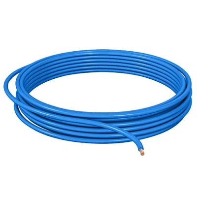 Abbildung von DCSk Fahrzeugleitung 2,5mm² 10m FLRY B asymmetrisch 2.5 mm² KFZ Kabel Litze Blau 2 5mm2