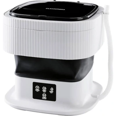 Abbildung von CLEANmaxx Mini Waschmaschine ideal für Unterwegs Mobile mit 2 Waschprogrammen &amp; einem Schleudergang Zusammenfaltbar leise bis zu 1kg Wäsche Geeignet Camping Reisen